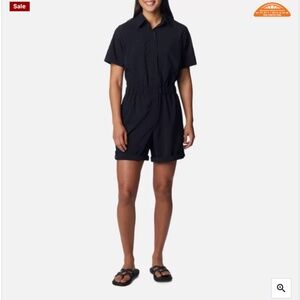Black Women's Romper | Columbia | UPF | Small